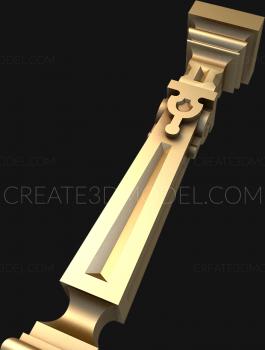 Balusters (BL_0481) 3D model for CNC machine